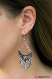 Paparazzi "Put On Your Boots - Silver" earring Paparazzi Jewelry