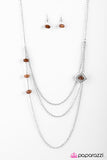 Paparazzi "Put On Your Dancing Shoes - Brown" necklace Paparazzi Jewelry
