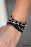 Paparazzi "Put On Your Game Face - Black" bracelet Paparazzi Jewelry