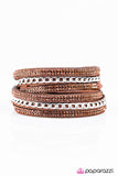 Paparazzi "Put On Your Game Face - Brown" bracelet Paparazzi Jewelry