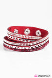 Paparazzi "Put On Your Game Face - Red" bracelet Paparazzi Jewelry