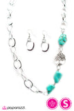 Paparazzi "Putting Down Roots" Necklace & Earring Set Paparazzi Jewelry