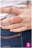 Paparazzi "Queen BEAD" Orange Ring Paparazzi Jewelry