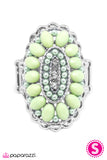 Paparazzi "Queen BEAD" Green Ring Paparazzi Jewelry