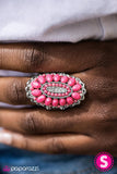Paparazzi "Queen BEAD" Pink Ring Paparazzi Jewelry