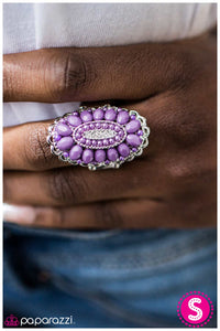 Paparazzi "Queen BEAD" Purple Ring Paparazzi Jewelry