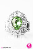 Paparazzi "Queenly Grace" Green Ring Paparazzi Jewelry