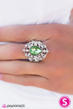 Paparazzi "Queenly Grace" Green Ring Paparazzi Jewelry