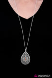 Paparazzi "QUEEN Me" Orange Necklace & Earring Set Paparazzi Jewelry