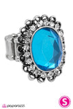 Paparazzi "Queen Of The Castle - Blue" ring Paparazzi Jewelry