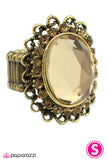 Paparazzi "Queen Of The Castle - Brass" ring Paparazzi Jewelry