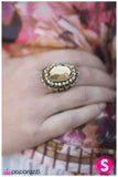 Paparazzi "Queen Of The Castle - Brass" ring Paparazzi Jewelry