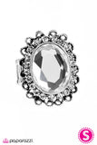 Paparazzi "Queen Of The Castle - White " ring Paparazzi Jewelry