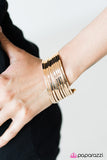 Paparazzi "Queen Of The Gypsies - Gold" bracelet Paparazzi Jewelry