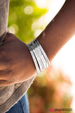 Paparazzi "Queen Of The Gypsies - Silver" bracelet Paparazzi Jewelry