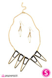 Paparazzi "Queen Of The Jungle - Gold" necklace Paparazzi Jewelry