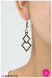 Paparazzi "Queen of the Nile - Brass" necklace Paparazzi Jewelry