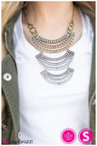 Paparazzi "Queen of the Nile - Brass" necklace Paparazzi Jewelry