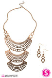 Paparazzi "Queen Of The Nile - Copper" necklace Paparazzi Jewelry