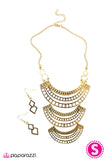 Paparazzi "Queen Of The Nile - Gold" necklace Paparazzi Jewelry