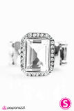Paparazzi "Queens Court - White" ring Paparazzi Jewelry