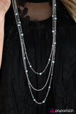 Paparazzi "Quite Summer-esque - Blue" necklace Paparazzi Jewelry
