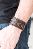 Paparazzi "Quitters Never Win - Brown" bracelet Paparazzi Jewelry