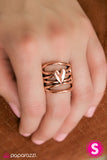 Paparazzi "Racing Heart" Copper Ring Paparazzi Jewelry