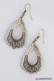 Paparazzi "Radiant Rapture - Brass" earring Paparazzi Jewelry
