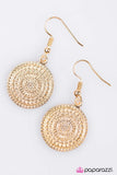 Paparazzi "Radiant Rays" earring Paparazzi Jewelry