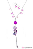 Paparazzi "Radiant Reflections" Purple Necklace & Earring Set Paparazzi Jewelry