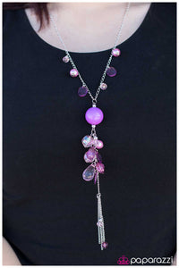 Paparazzi "Radiant Reflections" Purple Necklace & Earring Set Paparazzi Jewelry