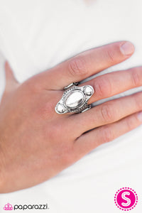 Paparazzi "Radiant Relic" Silver Ring Paparazzi Jewelry