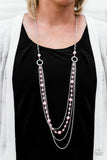 Paparazzi "Radiant Rhythm - Pink" necklace Paparazzi Jewelry