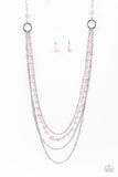 Paparazzi "Radiant Rhythm - Pink" necklace Paparazzi Jewelry