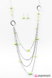 Paparazzi "Rainbow Radiance - Green" necklace Paparazzi Jewelry
