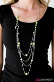 Paparazzi "Rainbow Radiance - Green" necklace Paparazzi Jewelry