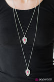 Paparazzi "Rainbow Rainforest" Pink Necklace & Earring Set Paparazzi Jewelry