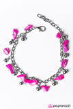 Paparazzi "Rainbow Rock" Pink Bracelet Paparazzi Jewelry
