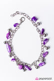 Paparazzi "Rainbow Rock" Purple Bracelet Paparazzi Jewelry