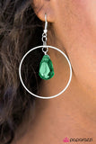 Paparazzi "Rain Dance" Green Earrings Paparazzi Jewelry