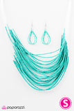 Paparazzi "Rainforest Radiance - Blue" necklace Paparazzi Jewelry