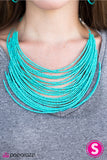 Paparazzi "Rainforest Radiance - Blue" necklace Paparazzi Jewelry