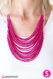 Paparazzi "Rainforest Radiance - Pink" necklace Paparazzi Jewelry