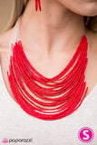 Paparazzi "Rainforest Radiance - Red" necklace Paparazzi Jewelry