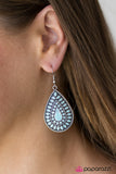 Paparazzi "Raining Rainbows - Blue" earring Paparazzi Jewelry