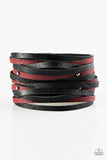 Paparazzi "Ranch Rebel - Red" bracelet Paparazzi Jewelry