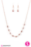 Paparazzi "Rattle The Stars - Rose Gold" necklace Paparazzi Jewelry