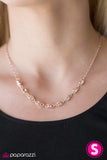 Paparazzi "Rattle The Stars - Rose Gold" necklace Paparazzi Jewelry