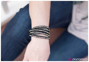 Paparazzi "Raw Magnetism - Black" bracelet Paparazzi Jewelry